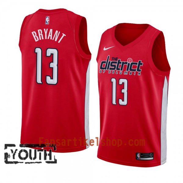 Washington Wizards Trikot Thomas Bryant 13 2018-19 Nike Rot Swingman - Kinder